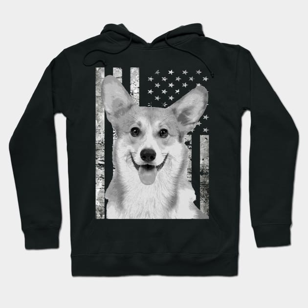 Corgi Craze Fashionable Tee Celebrating the Charm of Corgis Everywhere Hoodie by Kevin Jones Art